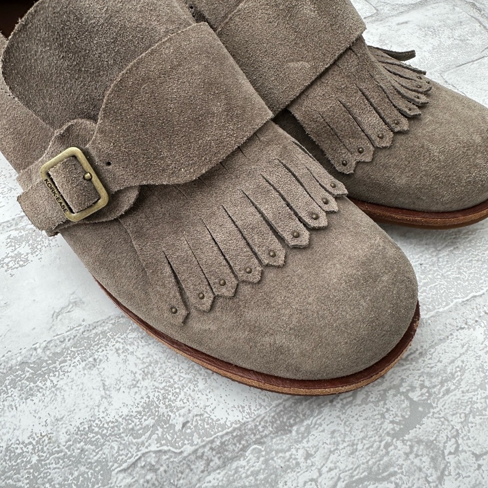 Kork-Ease Tan Fringe Flats